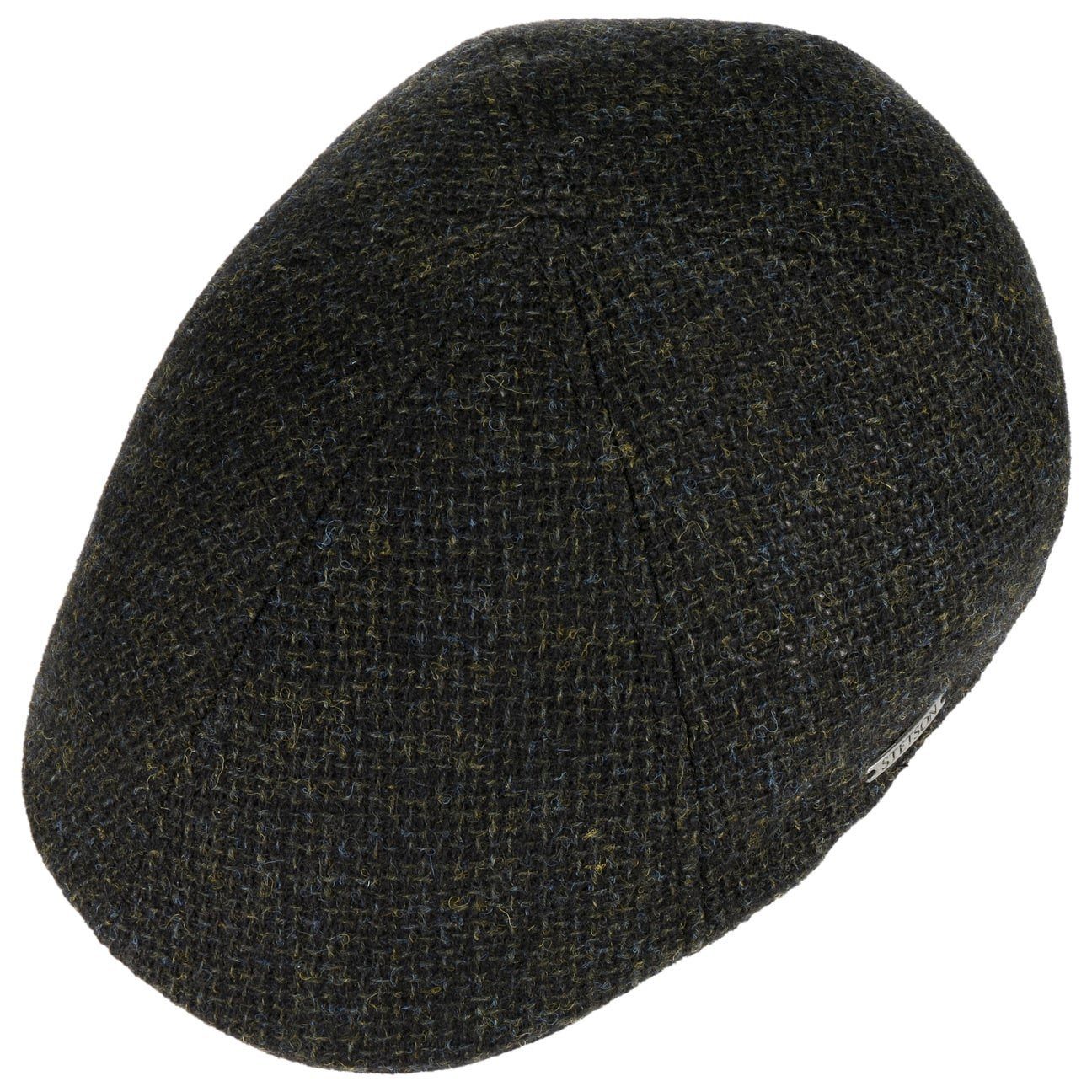 Stetson Texas Shetland - Duck Cap aus 100% Shetland-Wolle - Grün