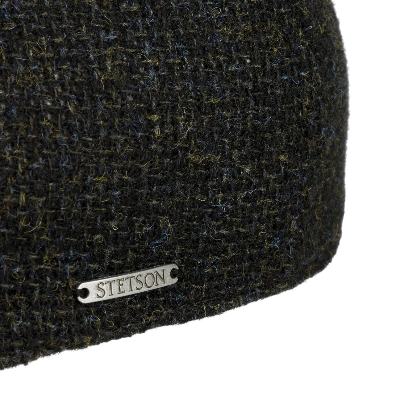Stetson Texas Shetland - Duck Cap aus 100% Shetland-Wolle - Grün