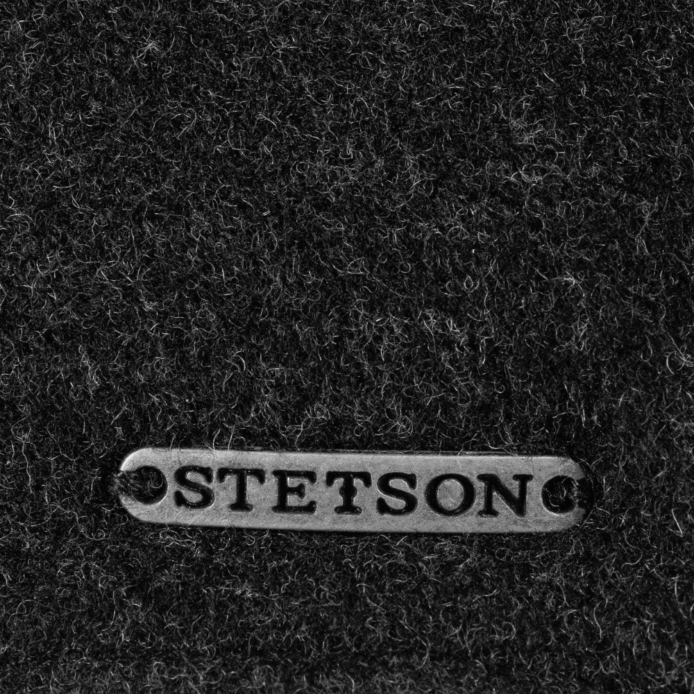 Stetson Vaby Wolle Kaschmir Basecap - mit Ohrenklappen - Anthrazit