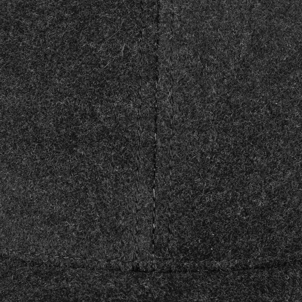 Stetson Vaby Wolle Kaschmir Basecap - mit Ohrenklappen - Anthrazit