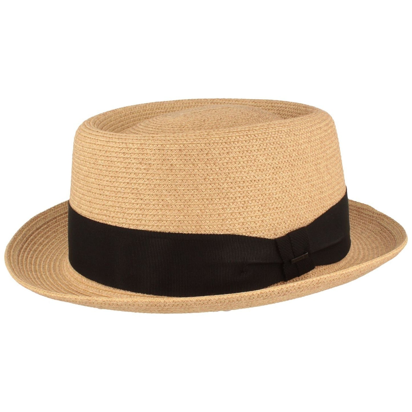 Bailey Waits Strohut Pork Pie - Toyo Strohut - Leicht, Flexibel & Knautschbar - Natur