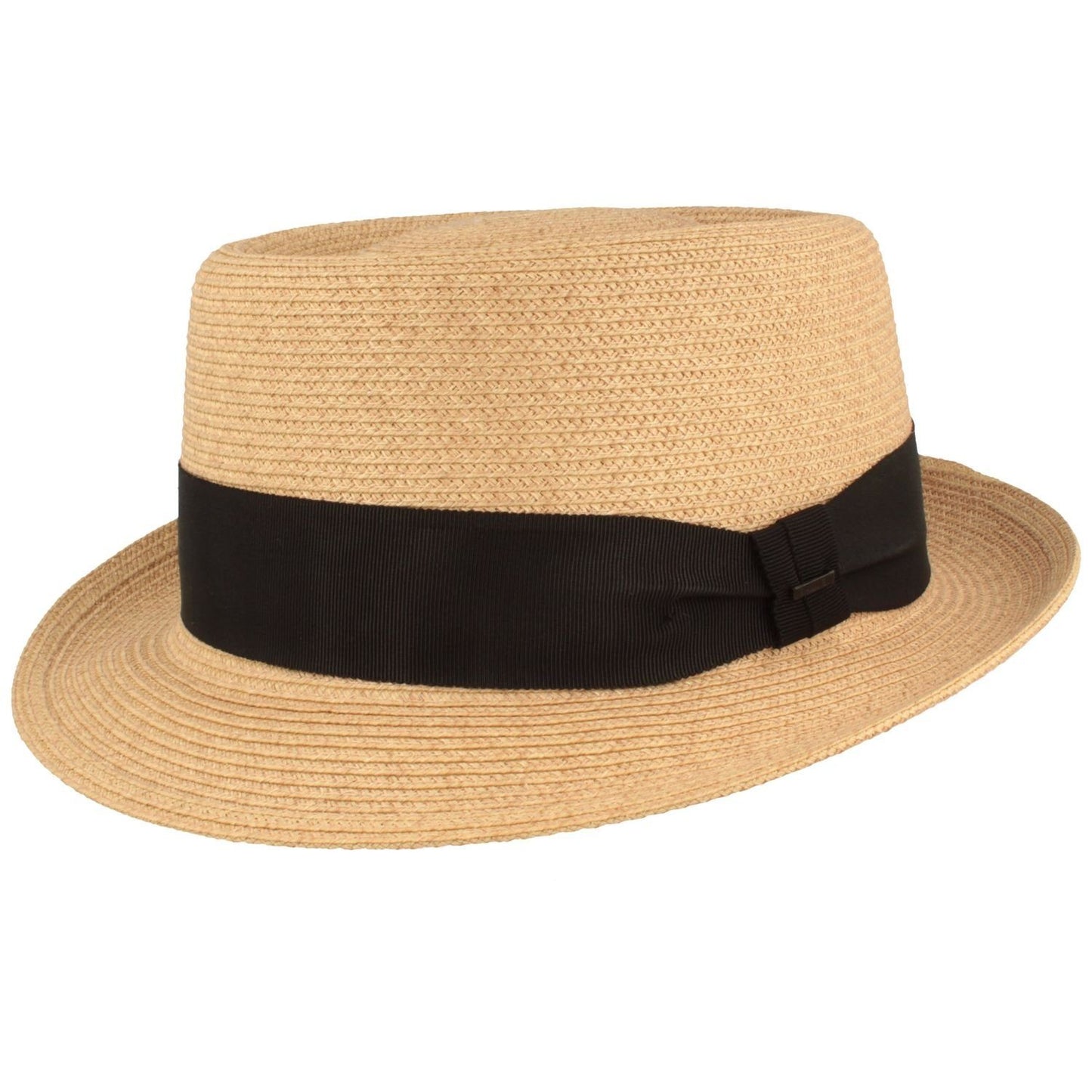 Bailey Waits Strohut Pork Pie - Toyo Strohut - Leicht, Flexibel & Knautschbar - Natur