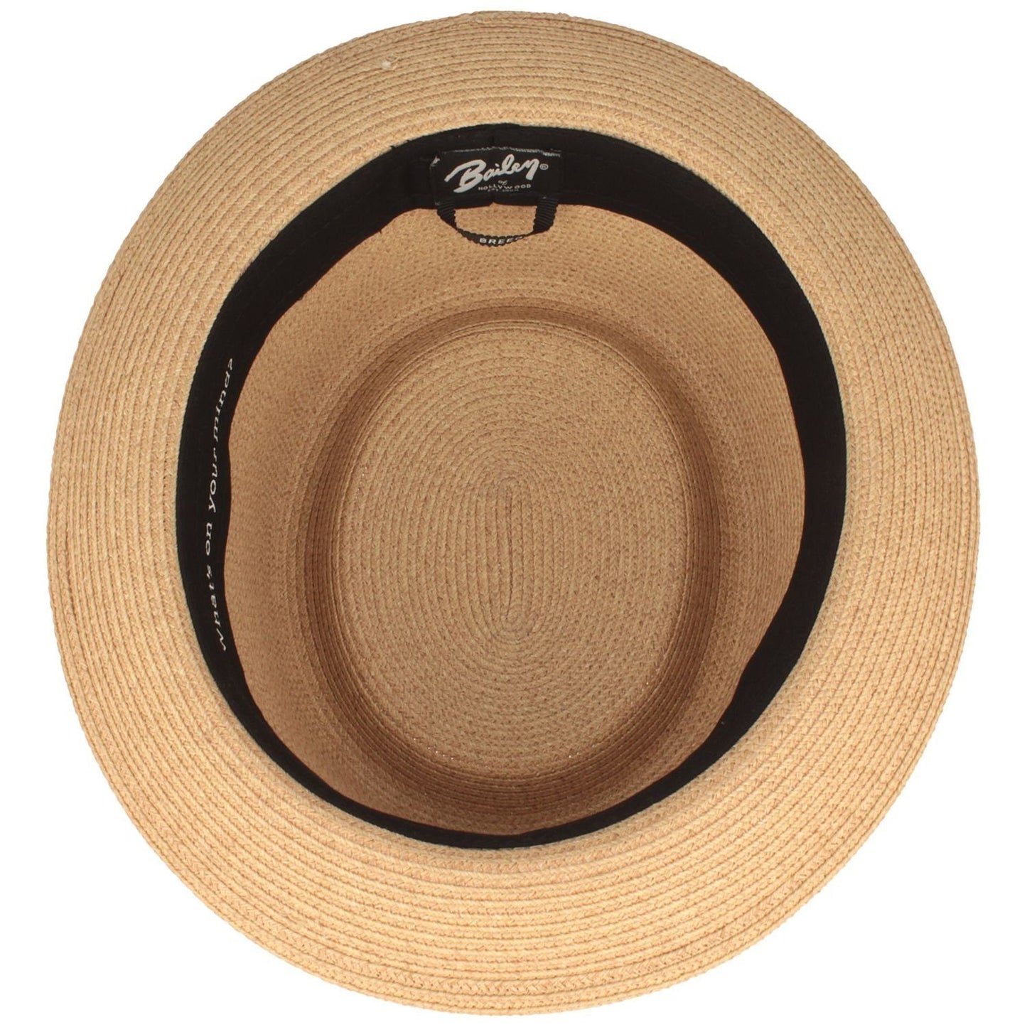 Bailey Waits Strohut Pork Pie - Toyo Strohut - Leicht, Flexibel & Knautschbar - Natur