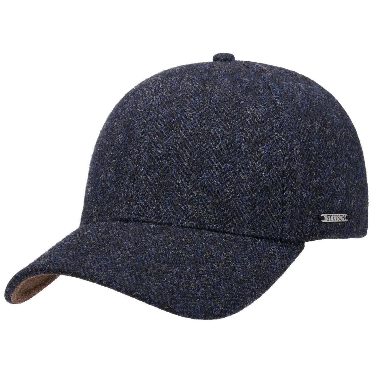 Stetson Plano Woolrich Basecap - hinten geschlossen - 321 - Schwarz/Blau
