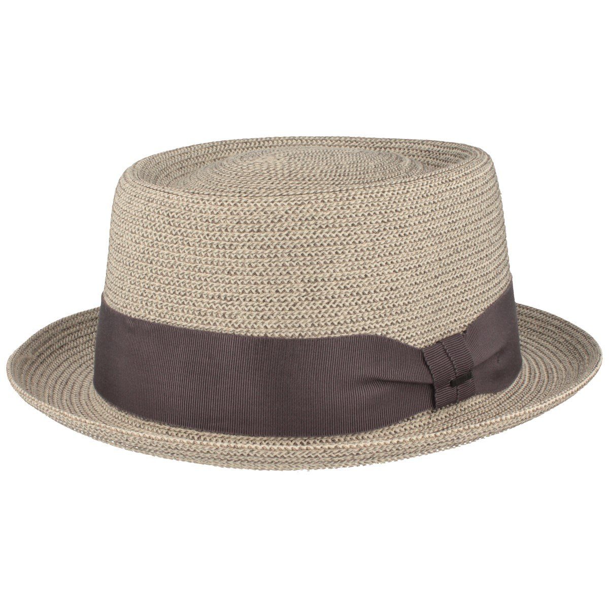 Bailey Waits Strohut Pork Pie - Toyo Strohut - Leicht, Flexibel & Knautschbar - Grau