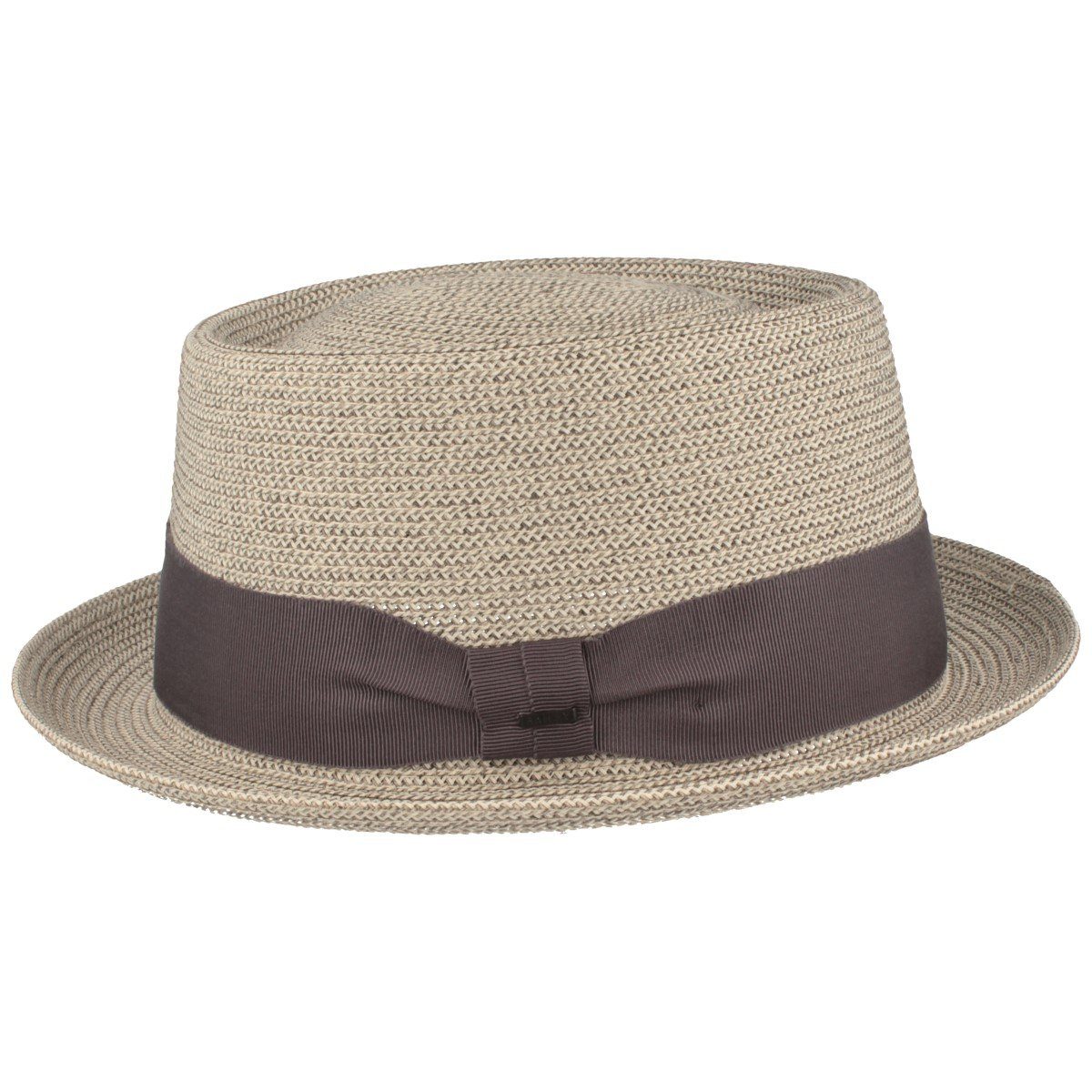 Bailey Waits Strohut Pork Pie - Toyo Strohut - Leicht, Flexibel & Knautschbar - Grau