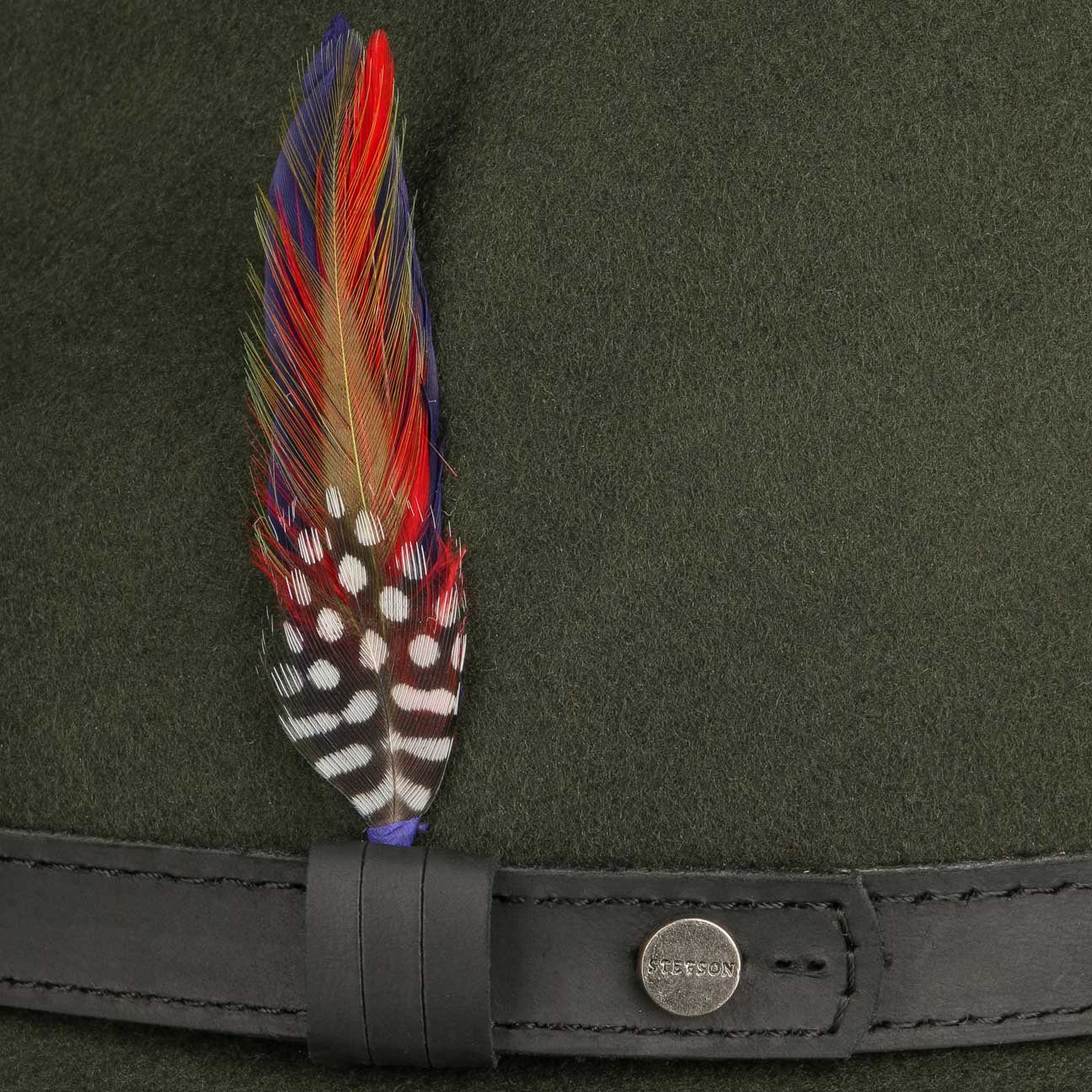 Stetson Yutan Woolfelt Traveller - Wollfilzhut - Knautschbar / Wasserfest - Grün